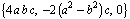 {4 a b c, -2 (a^2 - b^2) c, 0}